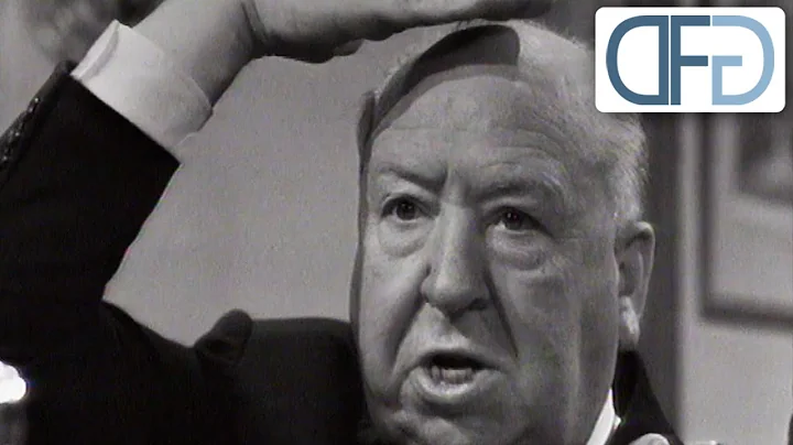 Alfred Hitchcock speaks German in German Television (1966)