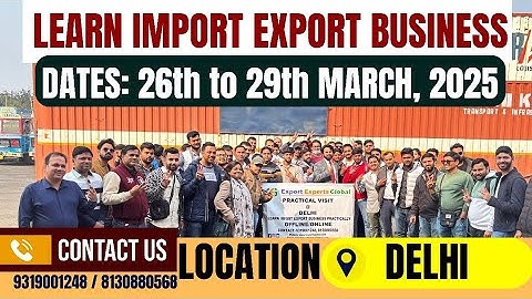 Import Export Course in Delhi How to start import export business ?  | by Harsh Dhawan