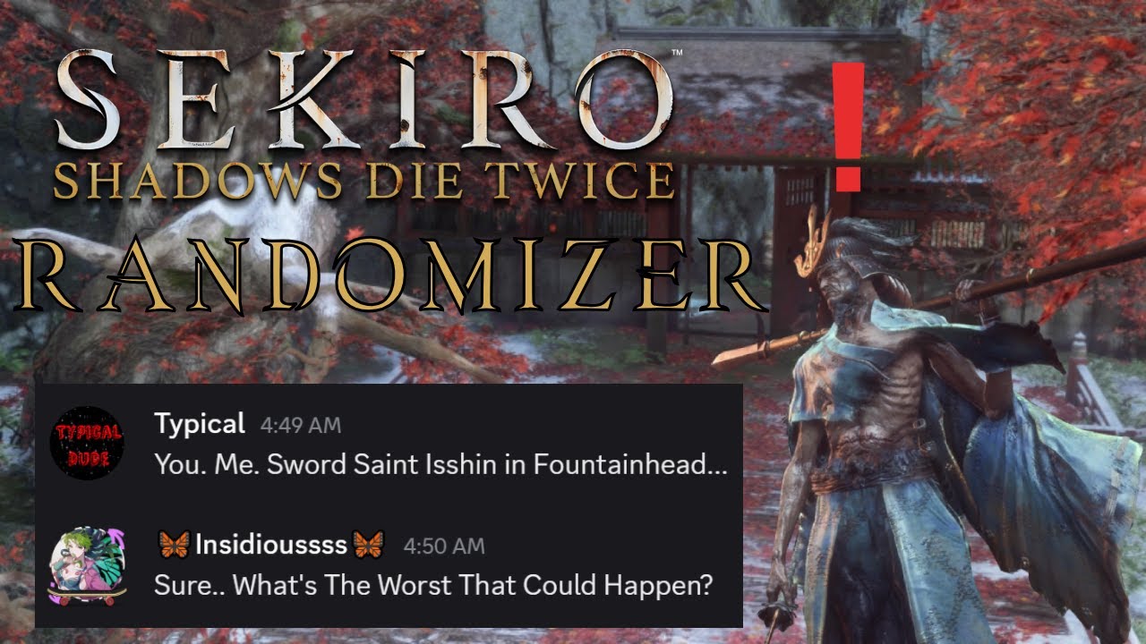 I Got Challenged To A Sekiro Randomizer Race!