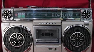 National Panasonic RX-5010F Boombox unpacking and Played
