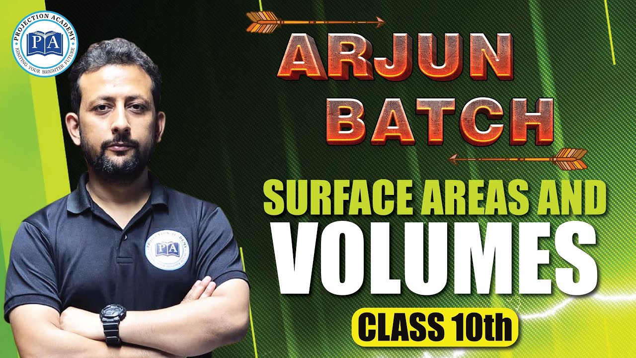 Surface Area & Volume LIVE 🚀 Class 10 Maths Lecture - 3 | 100% Board Questions | Arjuna Batch