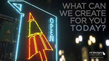 RSL Designs - Neon Lights Tutorial - Lightwave 3d - LWCAD - Octane - 4k