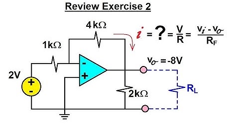 Electrical Engineering: Ch 5: Operational Amp (28 of 28) Review Exercise 2