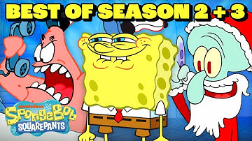 BEST of SpongeBob Seasons 2 & 3! | 4+ Hour Compilation |  @SpongeBobOfficial ​