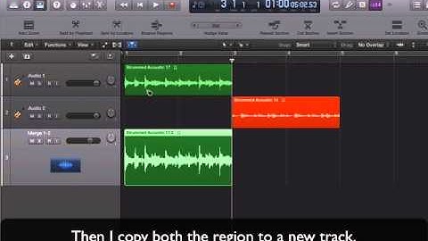 Assessment for week 2 Introduction To Music Production: Merge in Logic Pro X