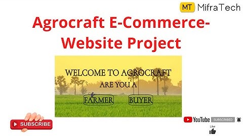 Agrocraft-An-E-Commerce-Website project mifratech #webdevelopmentproject#phpprojects#Html#css#sql