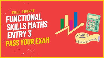 Pass your Maths Functional Skills Entry 3 exam with this full course. You can do maths.