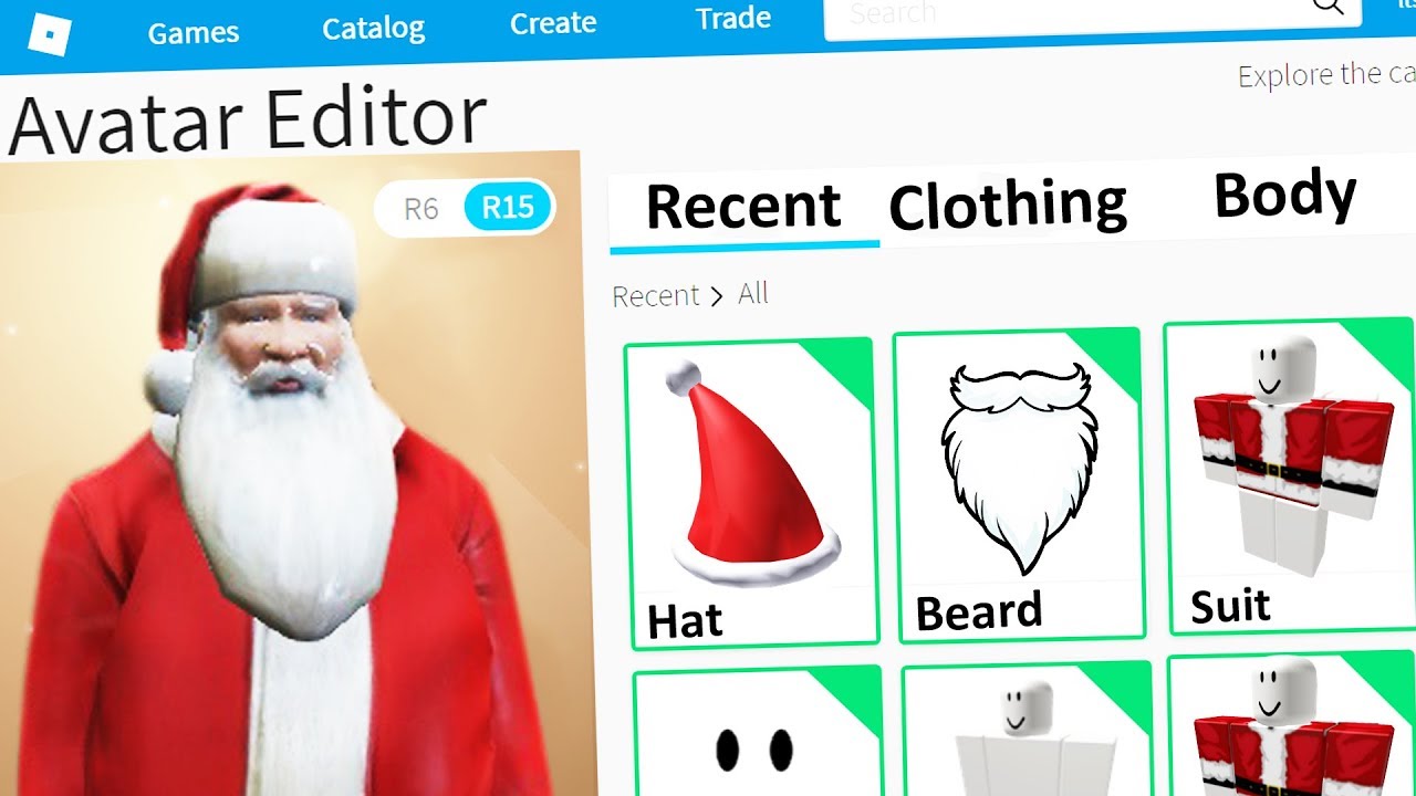 Making Santa A Roblox Account Youtube