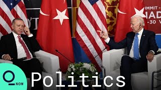 Biden Meets Turkish President Erdogan in Madrid