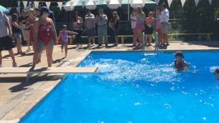 Olivia diving camp Hillard visiting day 2016