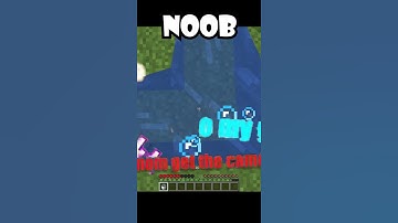 Minecraft NOOB vs PRO vs HACKER: MLG Clutching #Minecraft #Shorts