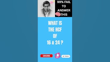 Only 1% Can Solve This ! Find HCF !#riddles #brainteaser #shorts #viral #puzzle #quiz #shortsfeed