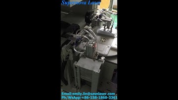 Automatic load and unload laser marking system