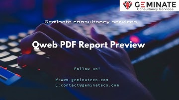 Qweb PDF Report Preview [ www.geminatecs.com ]