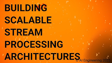 Building Scalable Stream Processing Architectures