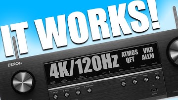 VERIFIED 4K/120hz With VRR | Series X & PlayStation 5 | How To Enable 4K/120Hz On The Denon S760H