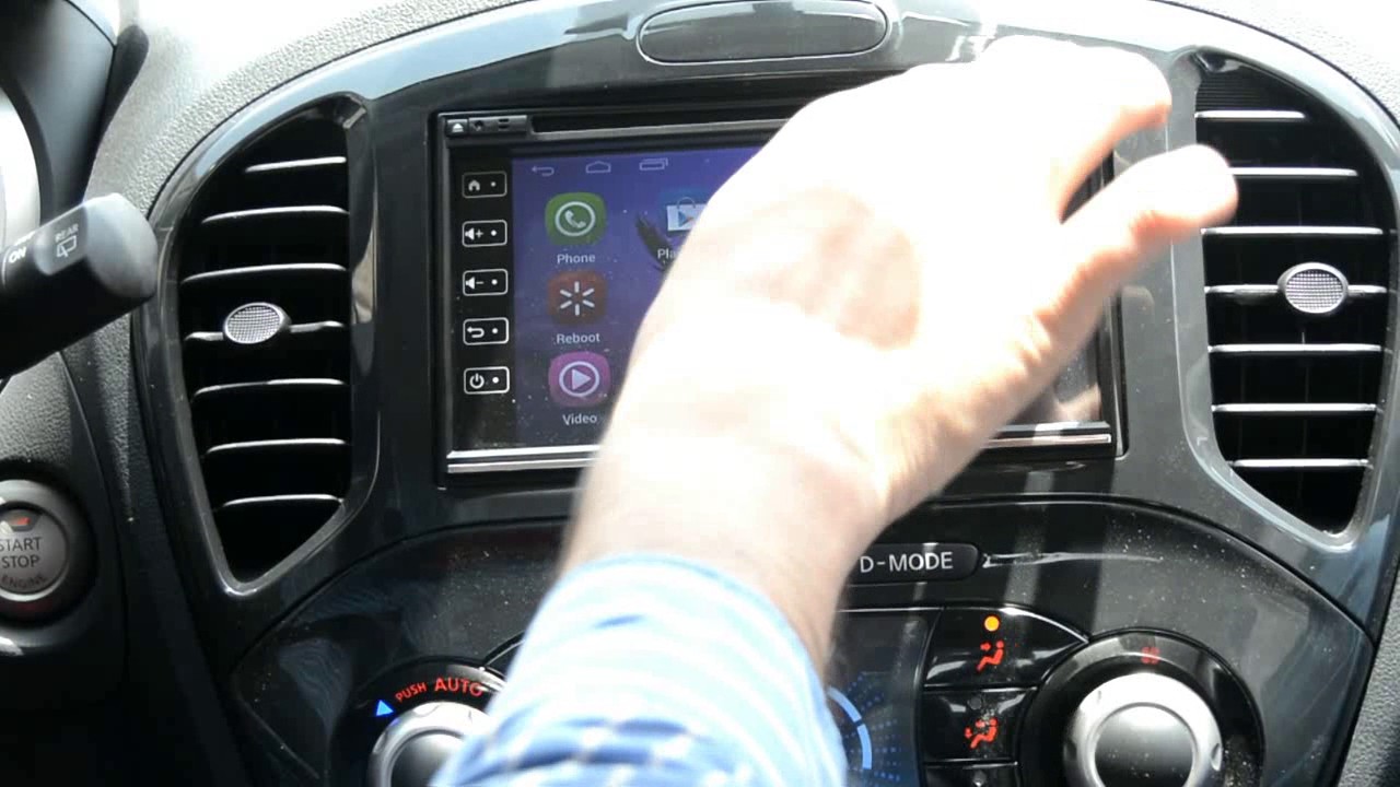NISSAN JUKE ANDROID NAVIGATION SYSTEM (BEFORE & AFTER INSTALLATION) -  YouTube
