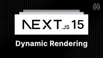 Next.js 15 Tutorial - 55 - Dynamic Rendering