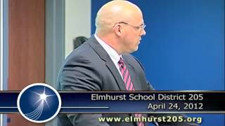 2012-04-24 Elmhurst CUSD205 Board of Education Meeting