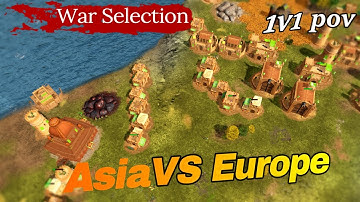 War Selection - 1v1 Ranked Asia Vs Europe - Tough match