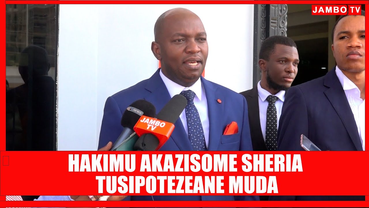 MADELEKA AMVAA HAKIMU MAHAKAMANI KESI YA AFANDE, AMTAKA KWENDA KUZISOMA SHERIA, NGOMA YAAHIRISHWA