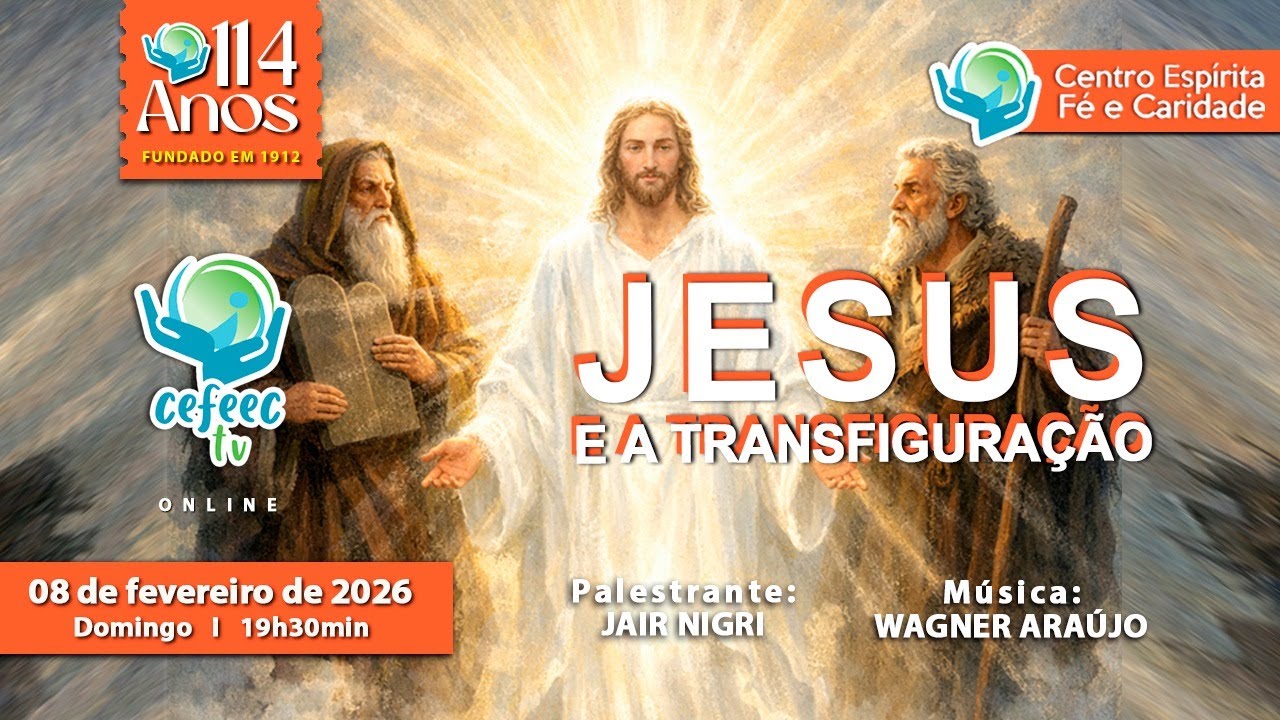 Palestra on-line: Jesus e a transfiguração - Jair Nigri