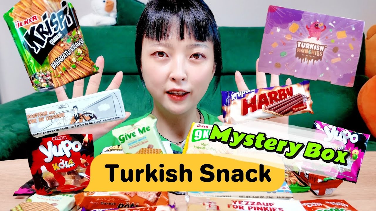 Turkish Snack Mystery Box / Türk Atıştırmalıkları Sürpriz Kutusu (TR,EN)