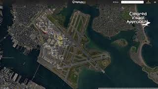 Boston Logan KBOS Flightradar24 Livestream with Tower Live Air Traffic Control 19/09/2025