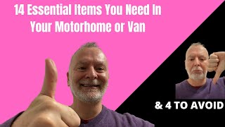 14 Essential Items Every Motorhome Needs & 4 Things We Wish We Had Never Purchased!