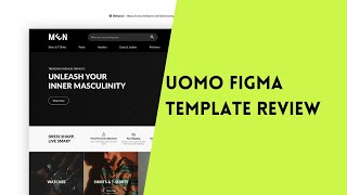 🥇 UOMO FIGMA TEMPLATE REVIEW | FIGMA DESIGN SYSTEM