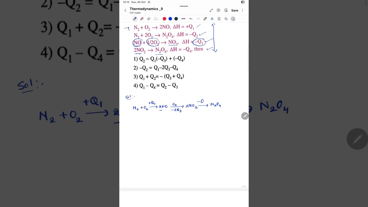 Enthalpy interconversion and Hess law questions thermodynamics class xi chemistry by Nagendra Kumar