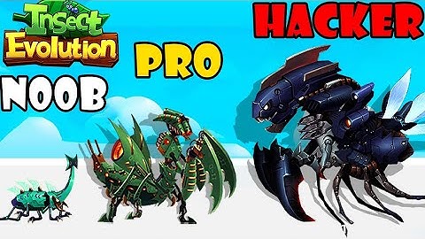 NOOB vs PRO vs HACKER - Insect Evolution Part 547 | Satisfying Games (Android,iOS)