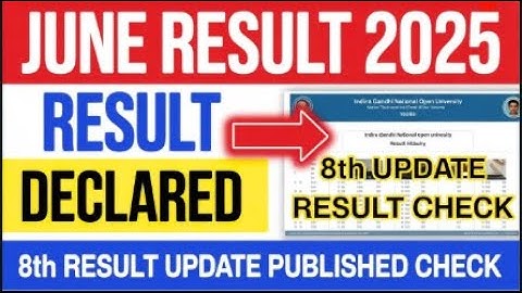 IGNOU Result Next Update 2025 | Result Not Declared Yet क्या करें / IGNOU Results 8th Update 2025