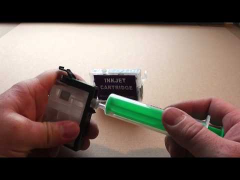 Video: So Befüllen Sie Die Epson-Tintenstrahlpatrone