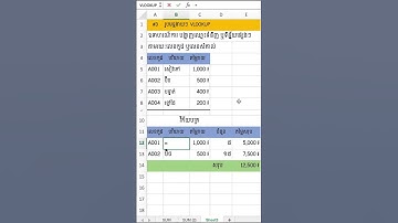 របៀបខ្លីៗ ចំណេះដឹងលើ Excel #short