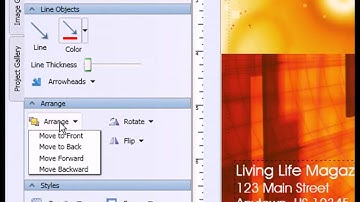 Arranging Objects in The Print Shop 2.0