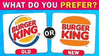 Would You Rather...? Old Vs New Logo | Logo Quiz