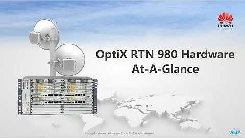 HUAWEI RTN 910A & 950A & 980 Hardware and ODU Connection Simulation