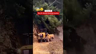 Rize İli - Hemşin ilçesinde heyelan. #iklim #news #türkiye