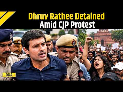 CJP Protest: Dhruv Rathee Reportedly Detained Ahead Of CJP Protest, Delhi Police Action Sparks Buzz