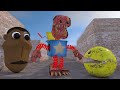 Robot Pacman vs Monsters &amp; Fruits (Boxy Boo, Obunga) Top 5 Best Moments