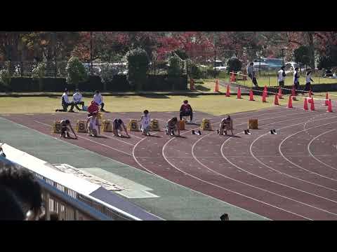 20221106SANOスプリント　男子100M　AM 4組