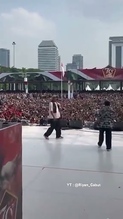NDX AKA Bikin Gempar Monas .Di Acara Ultah TNI Yang Ke 79 🇮🇩 #bucin_story #viralvideo