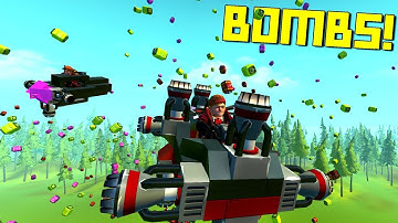 Zero Gravity Bomb Tron is the Sport We All Deserve! - Scrap Mechanic Multiplayer Monday