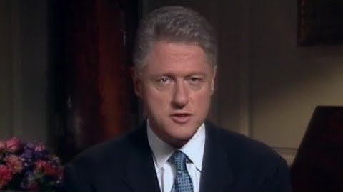When Clinton admitted to the Lewinsky affair