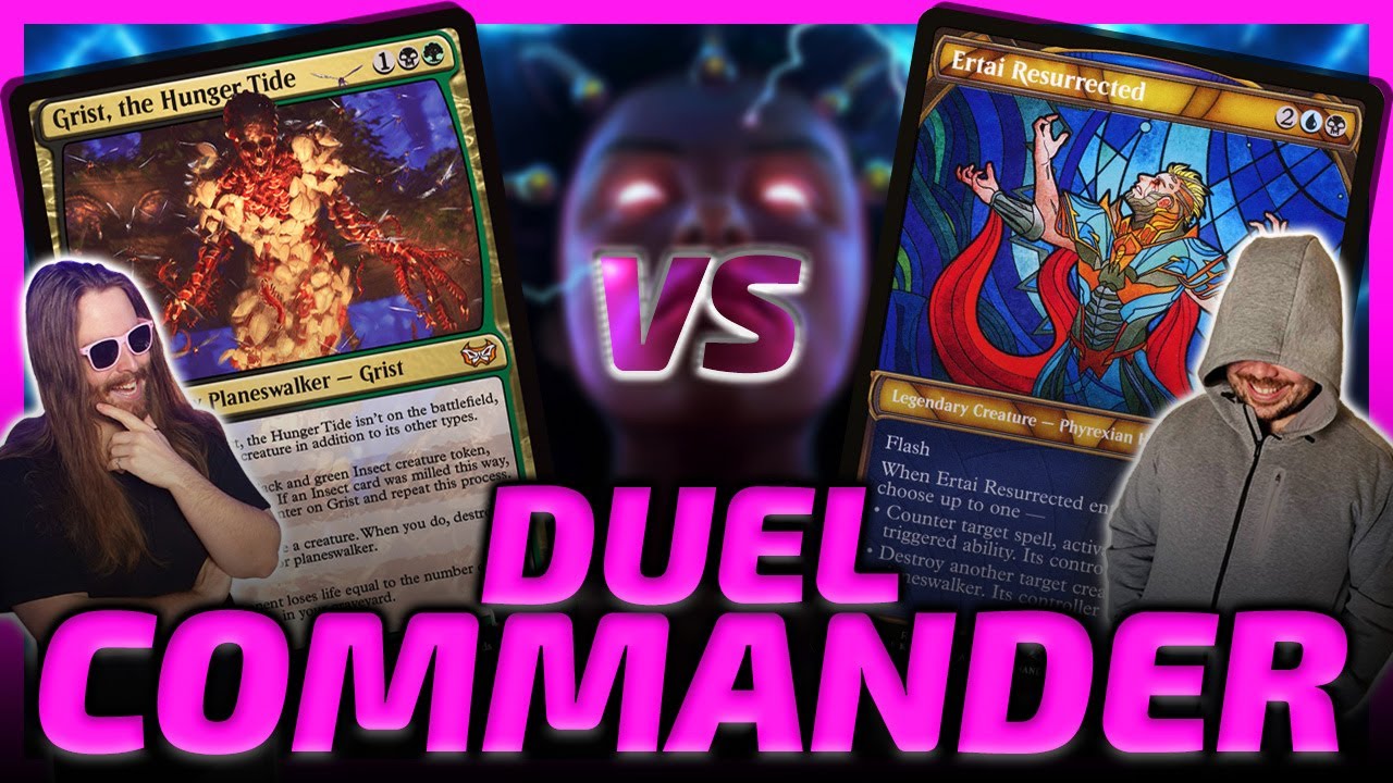 Duel Commander! Ertai Vs Grist [Paper Duel Commander MtG Gameplay]