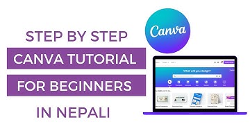 Canva Tutorial In Nepali Language for beginner  | Shweta Sherchan | Tools For Digital Marketer