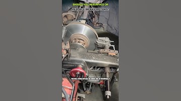Should You Resurface Or Replace Brake Rotors? #automobile #vehiclesproblem