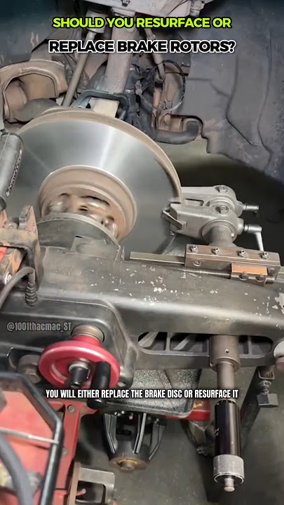 Should You Resurface Or Replace Brake Rotors? #automobile #vehiclesproblem