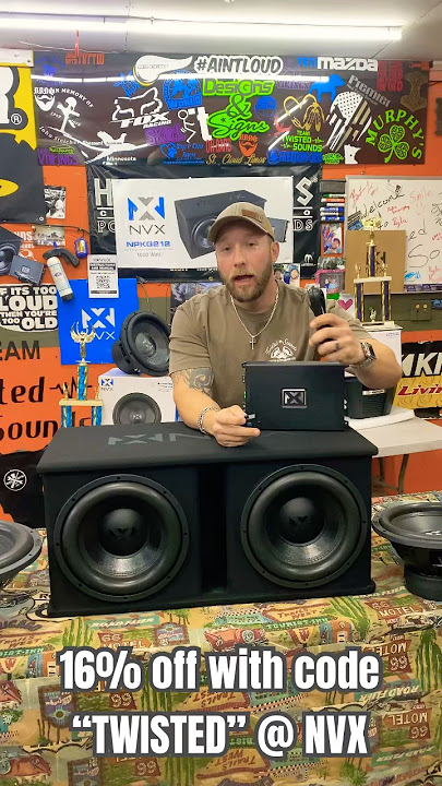 NVX budget bass package 👌🔈💪 #basshead #caraudio #nvx #skaraudio #sundownaudio #review #subwoofer